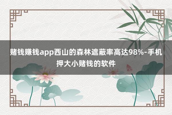 赌钱赚钱app西山的森林遮蔽率高达98%-手机押大小赌钱的软件