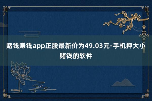 赌钱赚钱app正股最新价为49.03元-手机押大小赌钱的软件