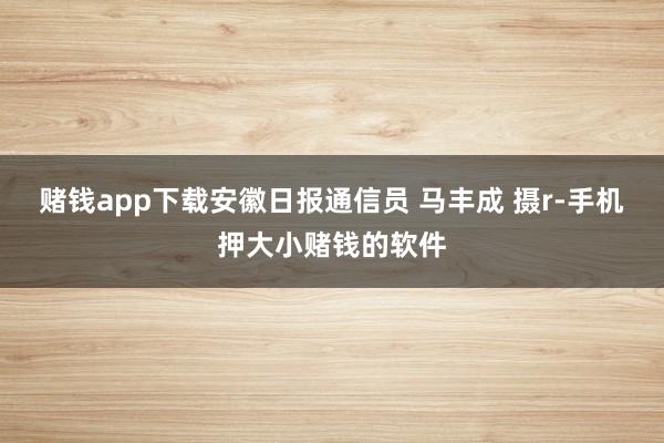 赌钱app下载安徽日报通信员 马丰成 摄r-手机押大小赌钱的软件